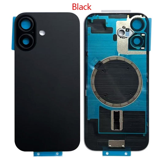 Back Panel with Magnet Black No Logo for iPhone 17 (Aftermarket Premium)
