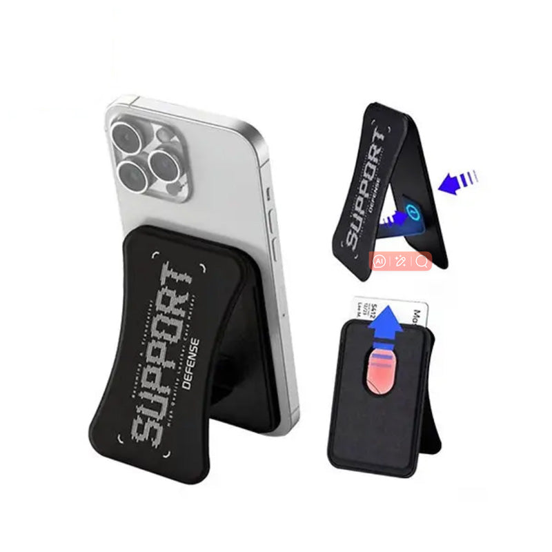 X-doria Defense Magnetic Leather Wallet Card Stand