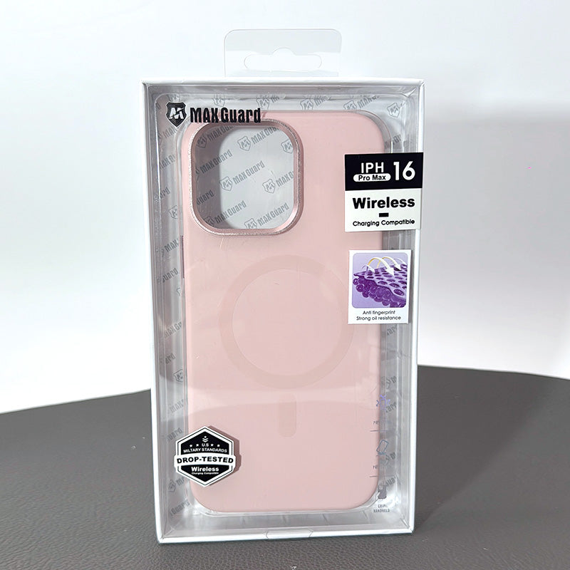 Case for Iphone 16 Pro max 6.9 Maxguard Liquid Silicon Magfit