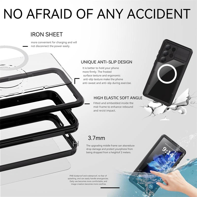 S26 Ultra waterproof MagFit case