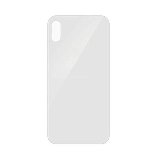 Back Glass White No Logo for iPhone Xs Max (Aftermarket Premium)