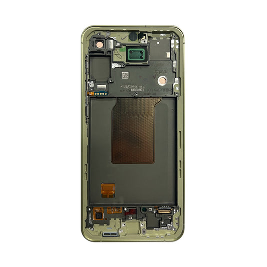 SAMSUNG A55 5G SCREEN WITH FRAME ASSEMBLED BY THIRD PARTY YELLOW