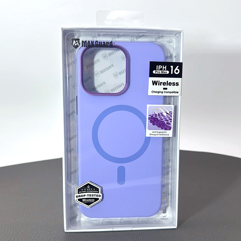 Case for Iphone 16 Pro max 6.9 Maxguard Liquid Silicon Magfit