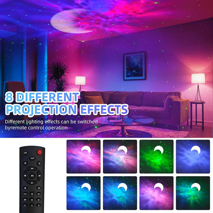 Starlight Astronaut Night Light Laser Ambiance Lamp Bluetooth Speaker JN117