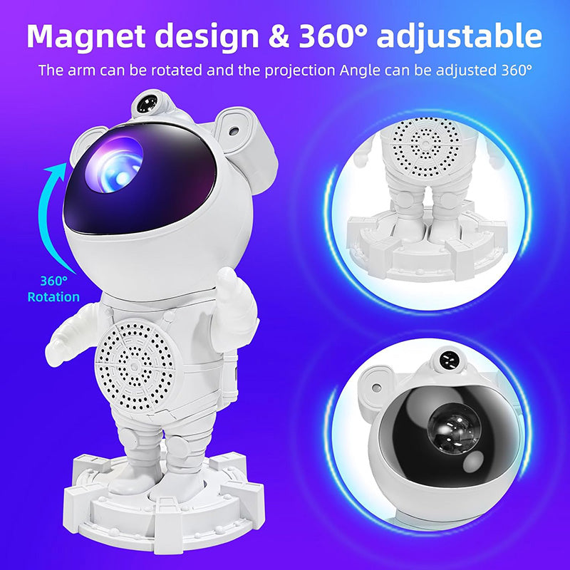 Starlight Astronaut Night Light Laser Ambiance Lamp Bluetooth Speaker JN117