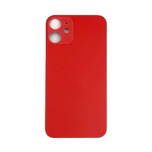 Back Glass Red No Logo for iPhone 12MIni (Aftermarket Premium) - Wholesale phone repair part from Skyline Mobile NZ