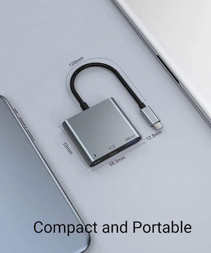 USB 3.1 Type-C 5-in-1 Multiport HUB Adapter