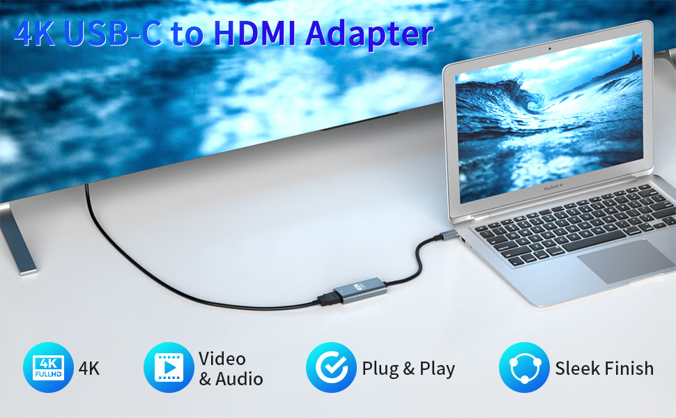 USB 3.1-C Type-C to HDTV Adapter