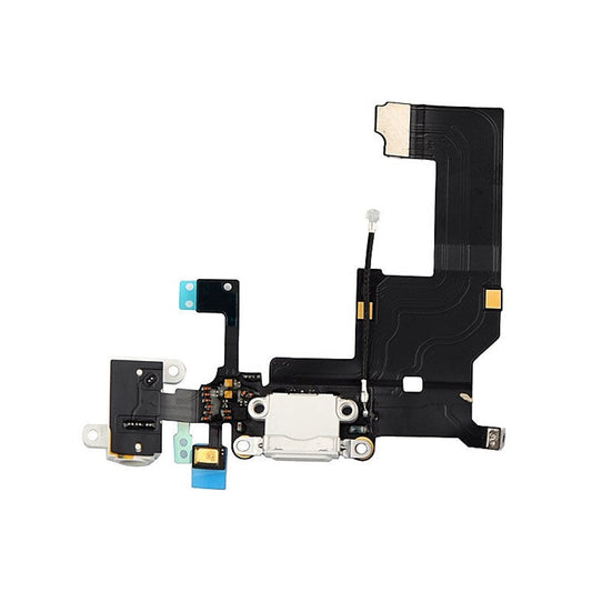 Charging Port Flex White for iPhone 5G