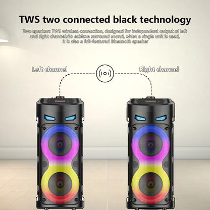 Wired Microphone wireless bluetooth speaker ZQS4239S