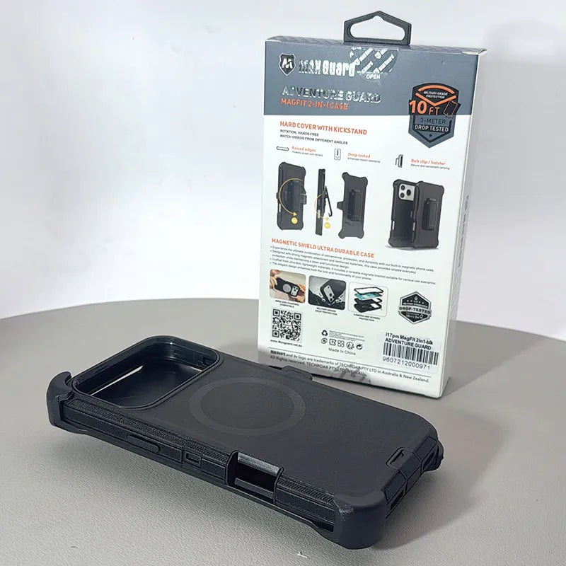 Case for iPhone 12/12 Pro 6.1 Maxguard Adventure Guard Magfit 2 in 1