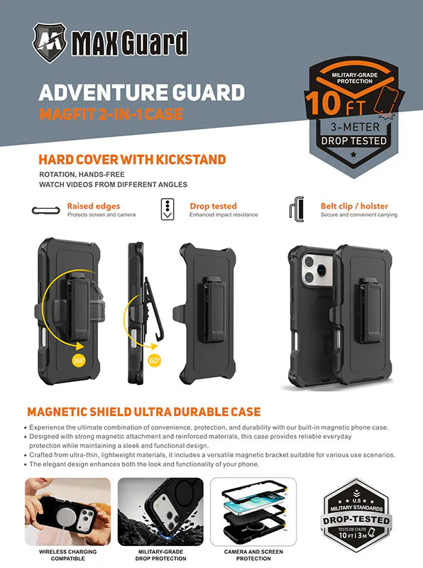 S24 Ultra Maxguard Adventure Guard Magfit 2 in 1