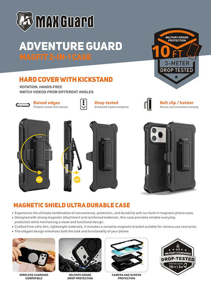 S24 Ultra Maxguard Adventure Guard Magfit 2 in 1