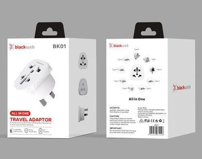 Blackweb All-in-One Travel Adapter BK01