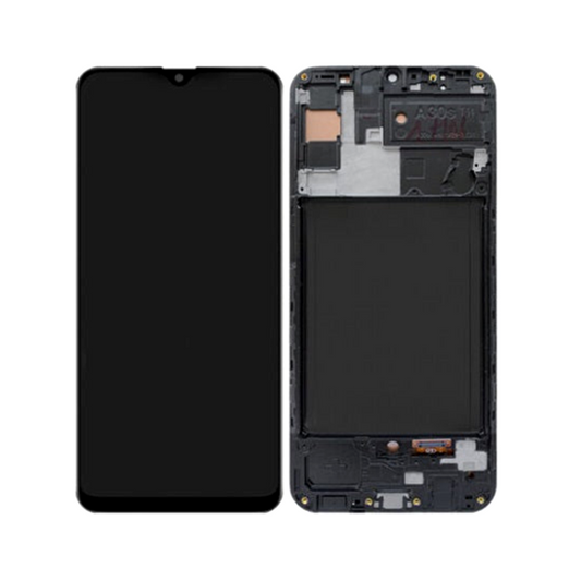 SAMSUNG A30S SCREEN BLACK (BEST AFTERMARKET OLED)