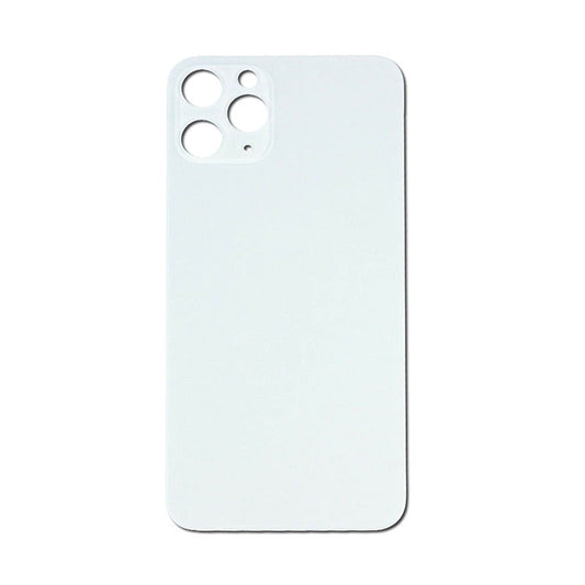 Back Glass White No Logo for iPhone 11 (Aftermarket Premium)
