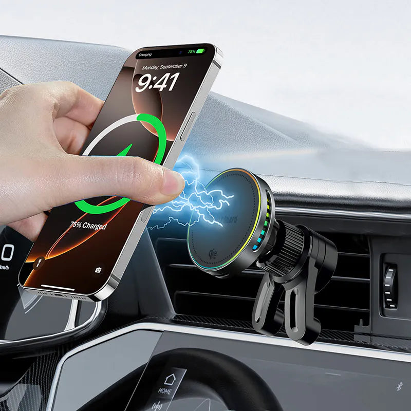 Maxguard C25 qi 2.2 25W Magnetic Car Charging Holder