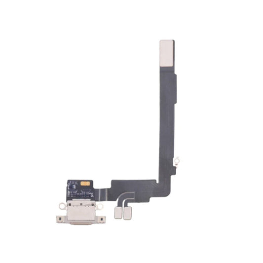 Charging Port Flex White for iPhone 16Pro Max (Pulled)