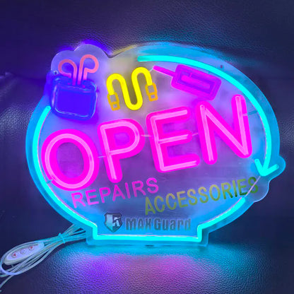 Maxguard F04 Mobile Accessories Neon Sign