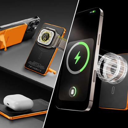 Maxguard (CCC) 5000 mah 3-in-1 Wireless Charging Power Bank F15
