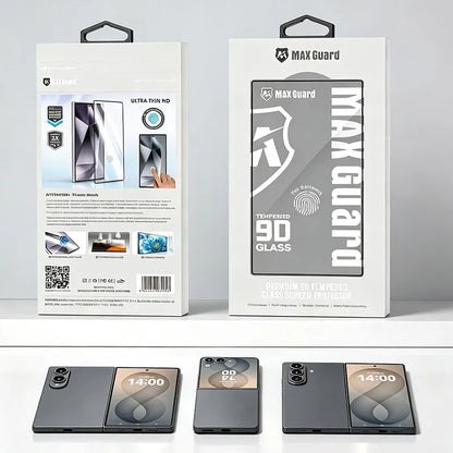 Samsung Z Fold/Flip Fingerprint 9D Maxguard Glass Screen Protector