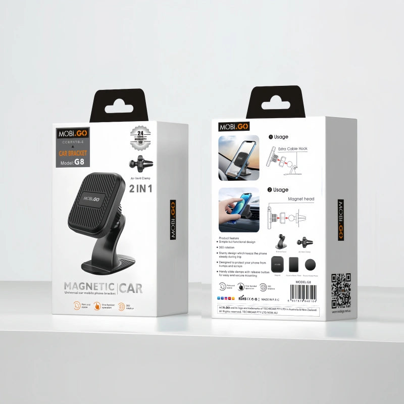 Mobigo air vent clamp car holder G8