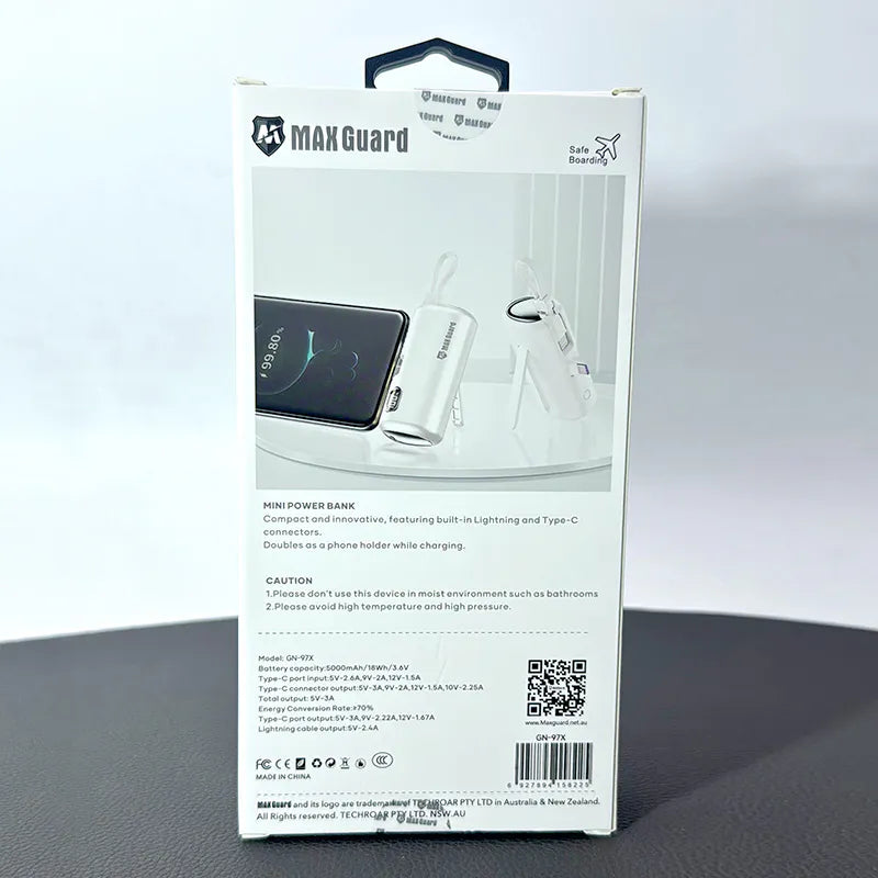 Maxguard PD 22.5W 5000 mah Mini power bank GN97X (CCC)
