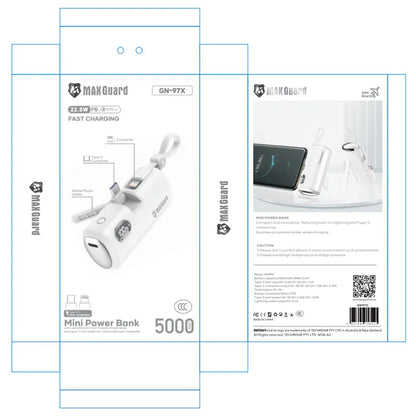 Maxguard PD 22.5W 5000 mah Mini power ban MC110B