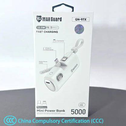 Maxguard PD 22.5W 5000 mah Mini power bank GN97X (CCC)