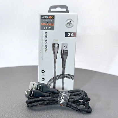 Mobigo 1m USB-A to Lightning cable GO101