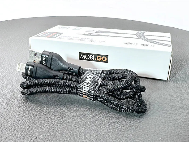 Mobigo 1m USB-A to Lightning cable GO101