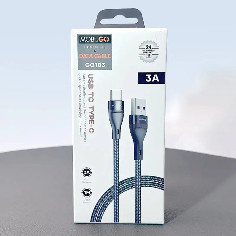 Mobigo 1m USB-A To C Cable G0103