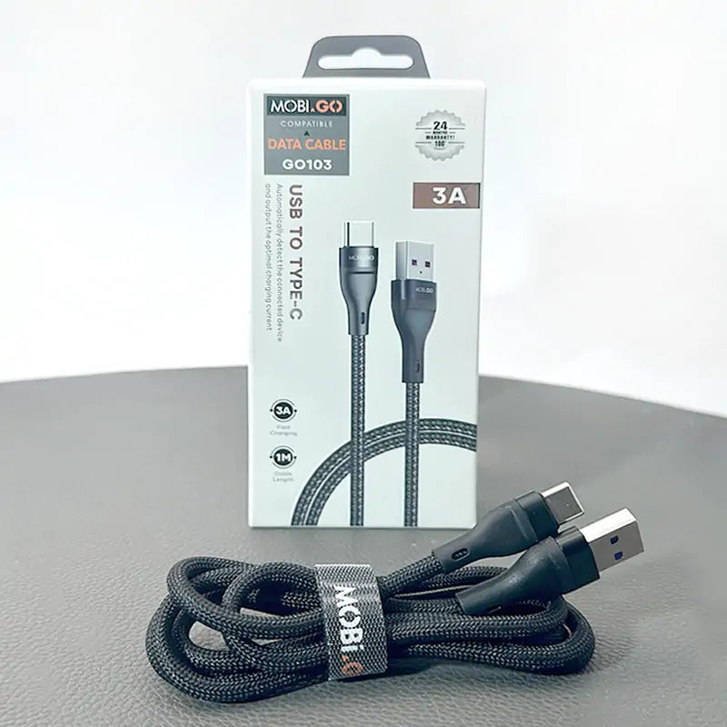 Mobigo 1m USB-A To C Cable G0103