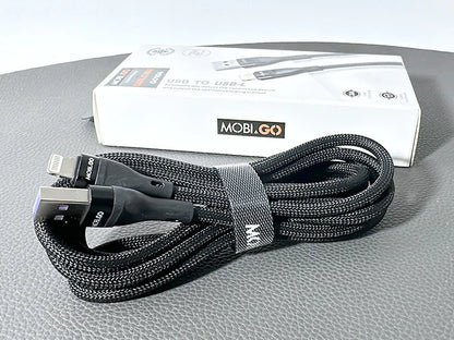 Mobigo 2m USB-A to Lightning cable GO104