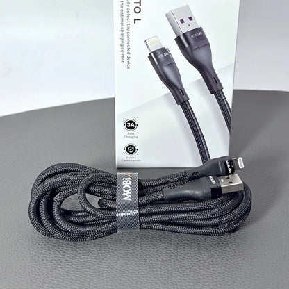 Mobigo 3m USB-A to Lightning cable GO108