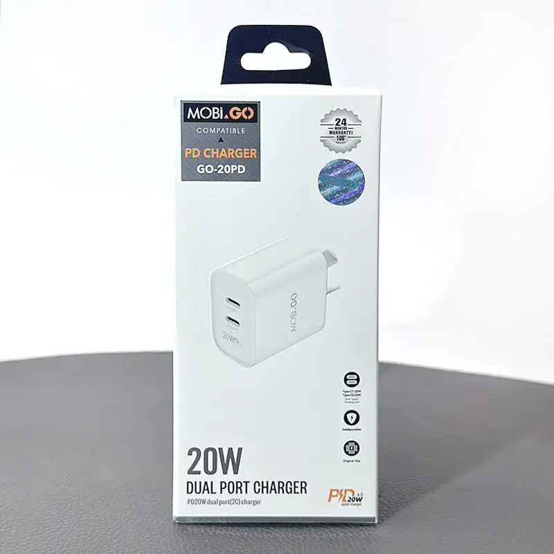 Mobigo PD 20W wall charger GO20PD