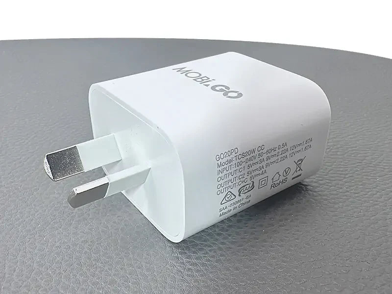 Mobigo PD 20W wall charger GO20PD