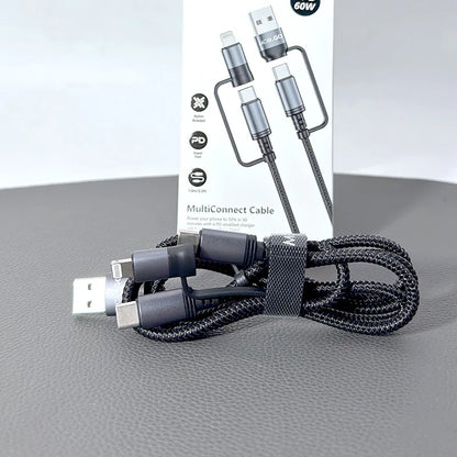 Mobigo 1m 60W 4 in 1 Cable GO3TU