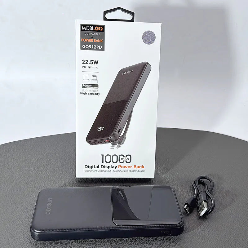 Mobigo PD 22.5W 10000 mah PD power bank GO512PD