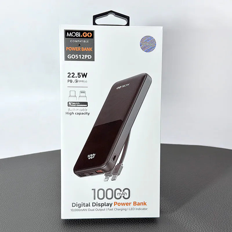 Mobigo PD 22.5W 10000 mah PD power bank GO512PD