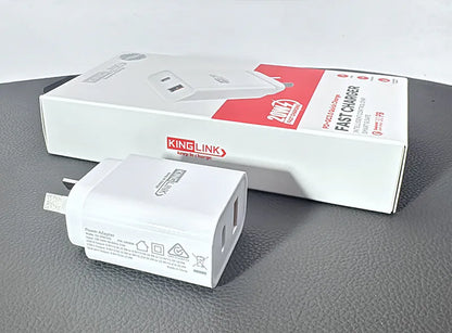 Kinglink PD 20W QC 3.0 Fast Charger GS20W0322