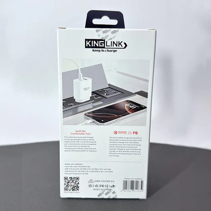 Kinglink PD 20W QC 3.0 Fast Charger GS20W0322