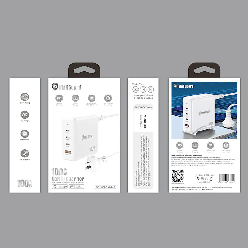 Maxguard PD 100W Wall Charger GSW100A0960