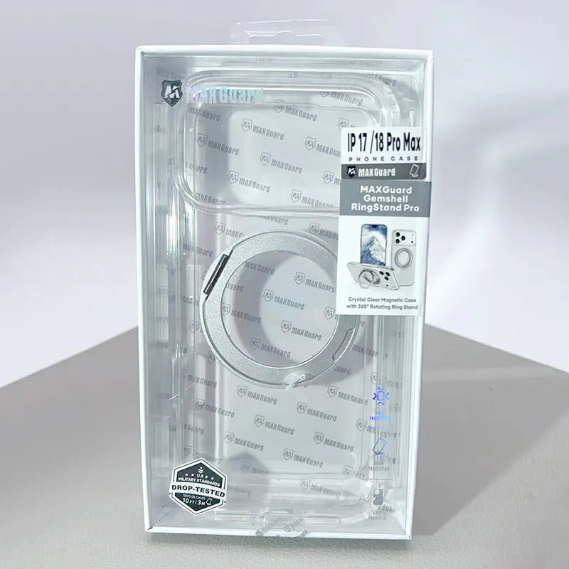 Case for iPhone 18 Pro max & 17 Pro max 6.9 Maxguard Gemshell RingStand Pro