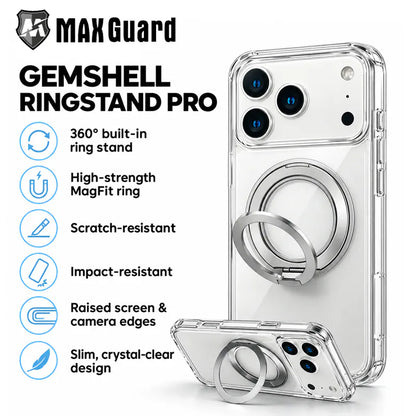 Case for iPhone 18 Pro max & 17 Pro max 6.9 Maxguard Gemshell RingStand Pro
