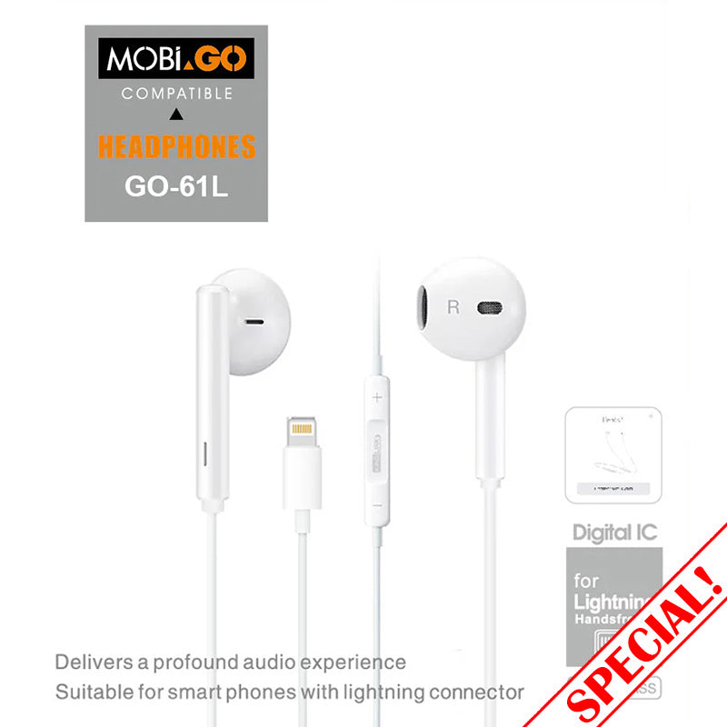 Mobigo Lightning earphone GO61L
