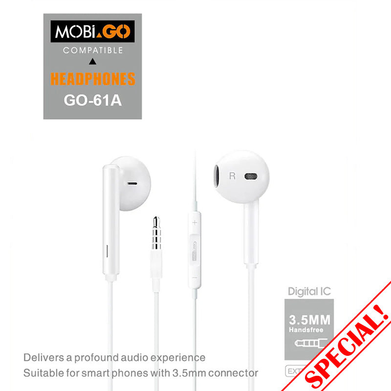 Mobigo 3.5mm Aux earphone GO61A