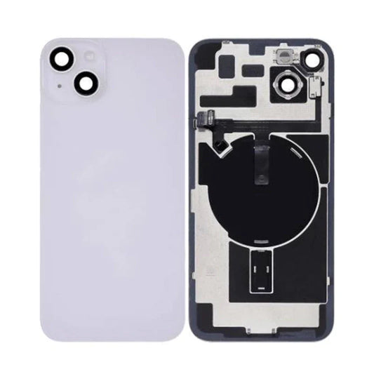 Back Panel With Wireless Charging Flex Purple No Logo For iPhone 14Plus (Best Quality)