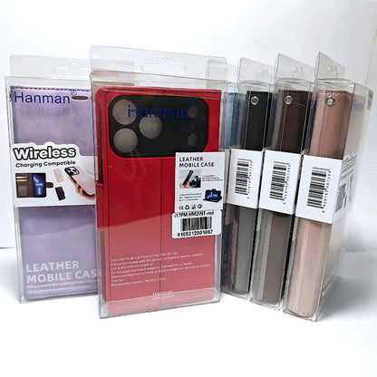 Case for iPhone 17 6.3 Hanman 2 in 1 detachable Magnetic Wallet