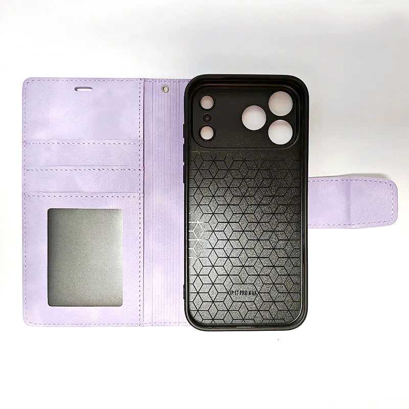 Case for iPhone 17 6.3 Hanman 2 in 1 detachable Magnetic Wallet